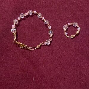 Bracelet with matching ring